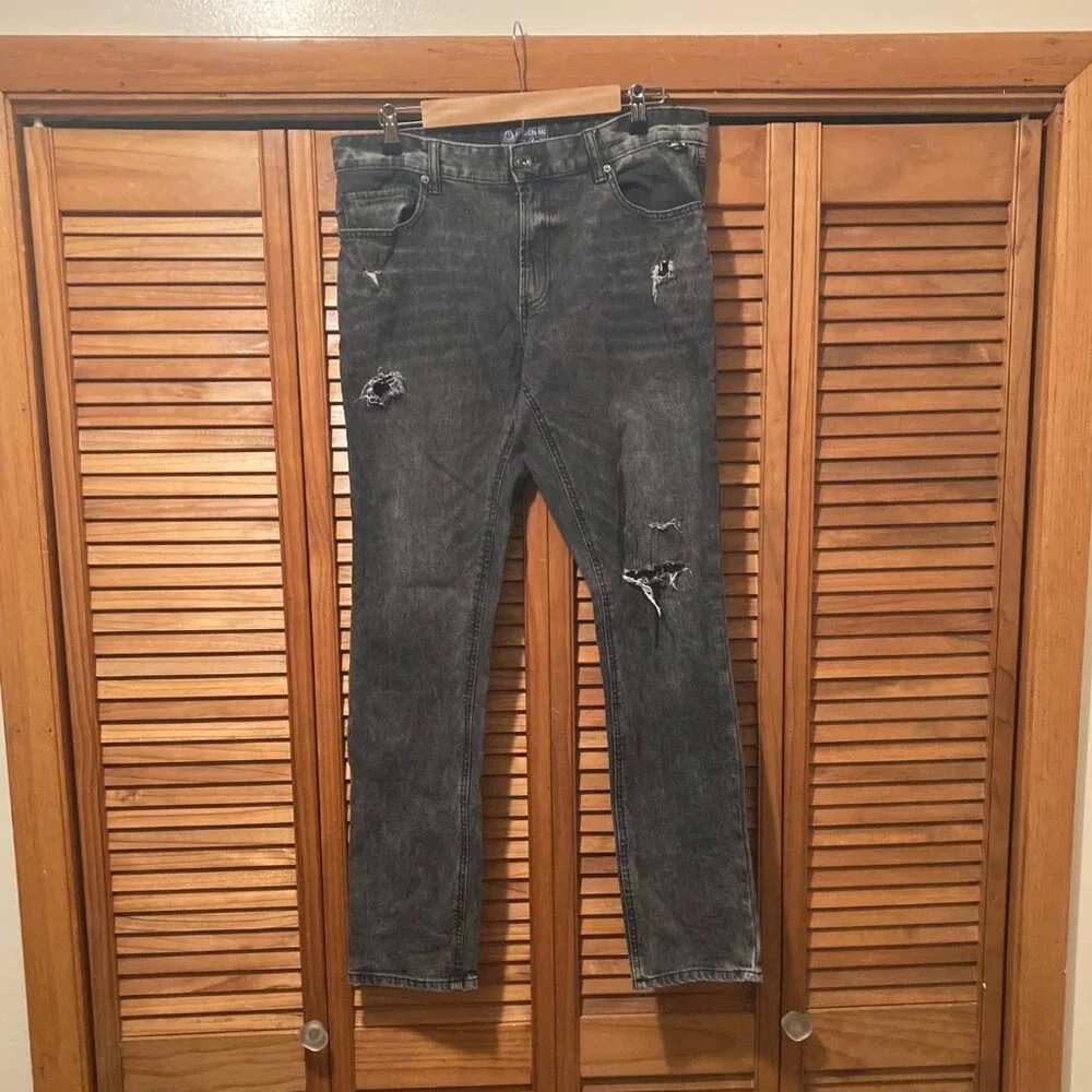 MENS AMERICAN RAG JEANS SIZE 33w x 32L Pre-Owned - Picture 1 of 7